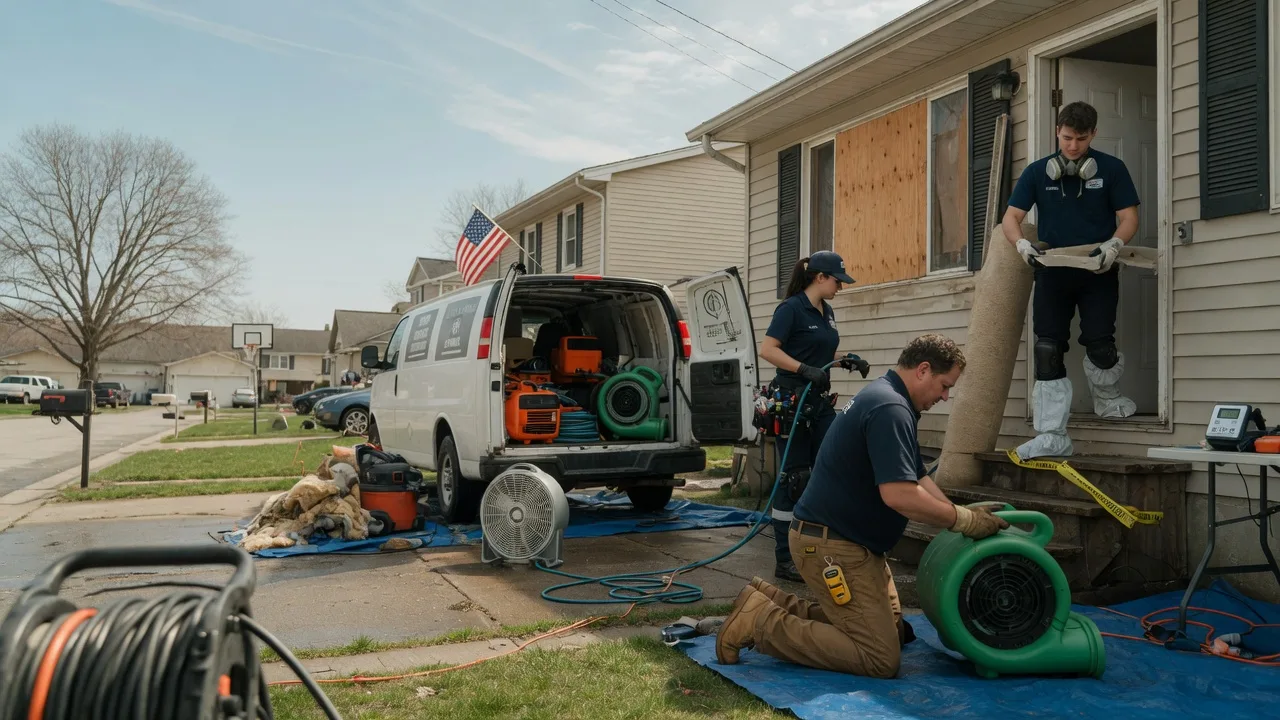 Water Damage Restoration in Mcqueeney, TX near me